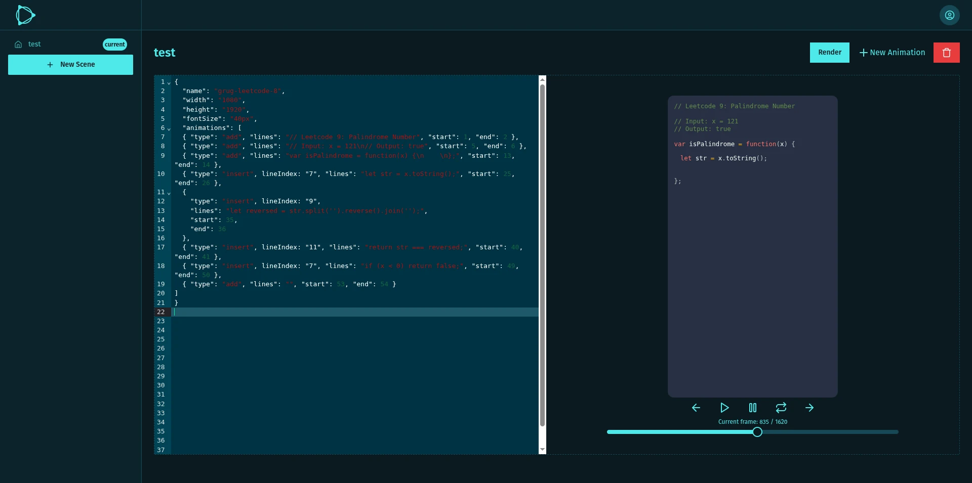 Devreel dashboard